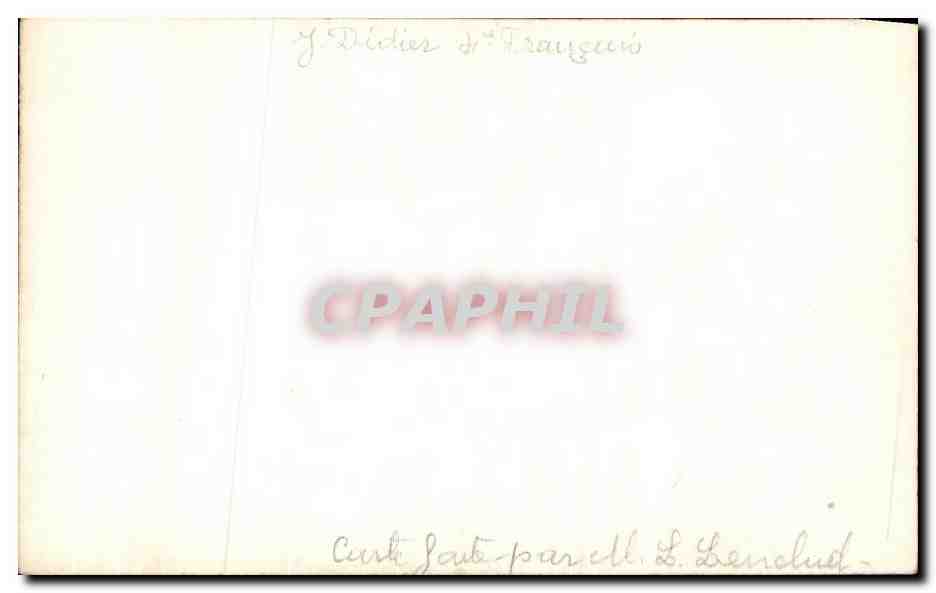 CPA dessin a la main paysage de montagne  — Verso