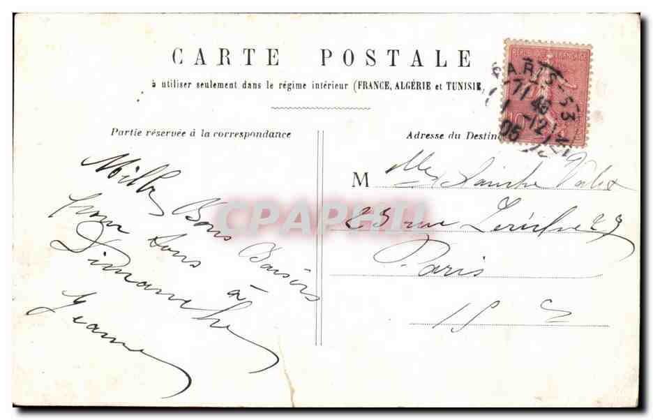 CPA Bebe Est Sage Bebe S'Amuse — Rückseite