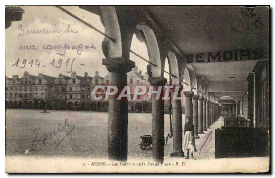 CPA Arras Les Galeries de la Grand Place