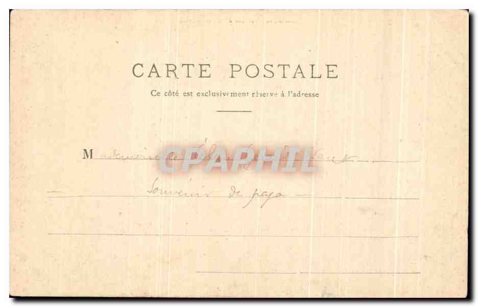 CPA Dijon Puits de Moise Muise Davat et Jeremie — Rückseite