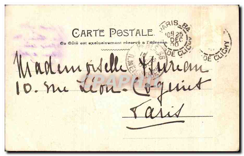 CPA Fantaisie Femme biches — Rückseite