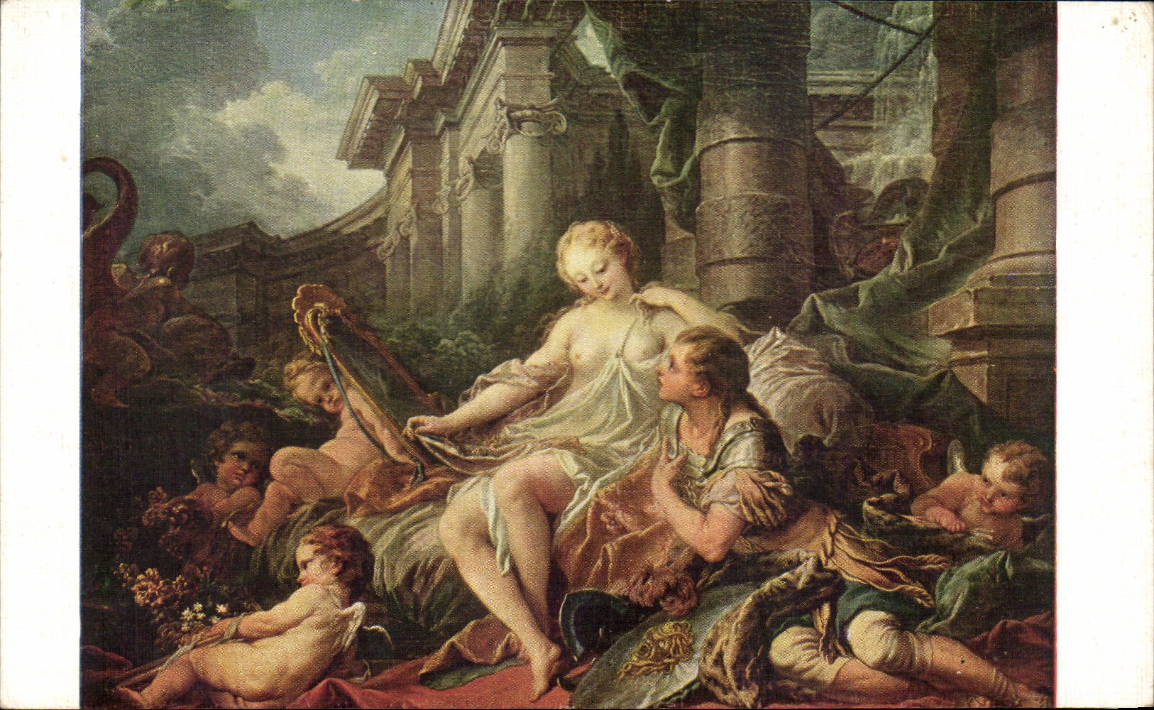 CPA Francois Boucher Renaud et Armide Musee du Louvre Paris 