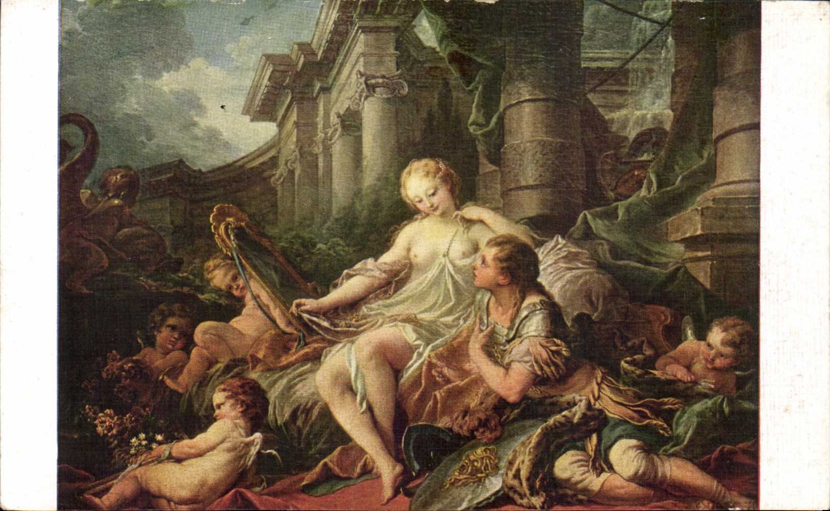CPA Francois Boucher Renaud et Armide Musee du Louvre Paris 