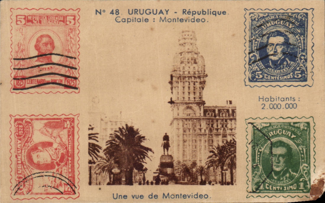 Image Uruguay Montevideo Timbres 
