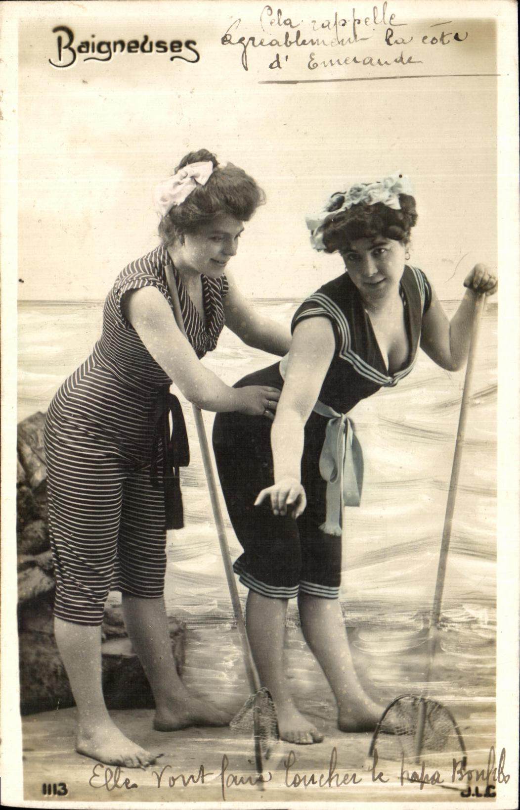 Zwei Bäder — Strand — J.L.E. Nr. 1113