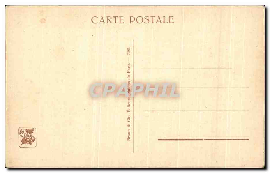 CPA Un trio de Saint Saens Piano Violon Violoncelle  — Verso