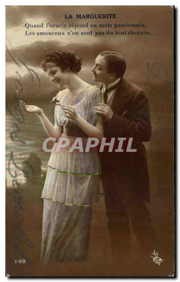 CPA Fantaisie Femme La Marguerite