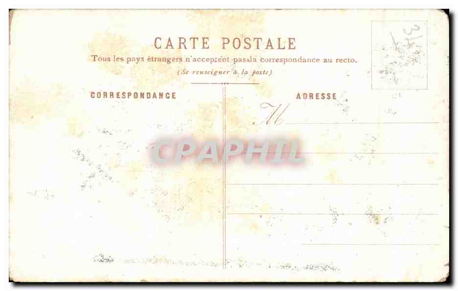 CPA Fantaisie Fleurs Anemones Fulgens  — Verso