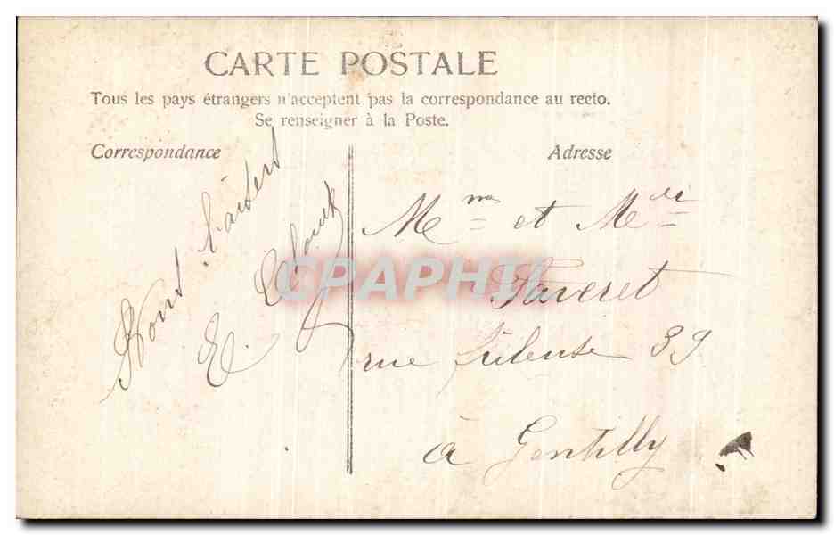 CPA Fantaisie Nouvel An Femmes  — Verso