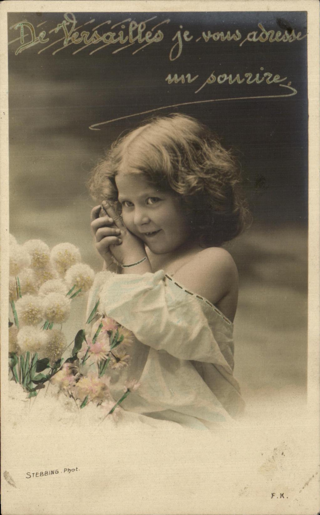 CPA Fantaisie Enfant Versailles 