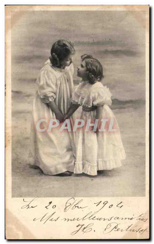 CPA Fantaisie Enfants Publicite A la tour St Jacques Rue de Rivoli Paris 