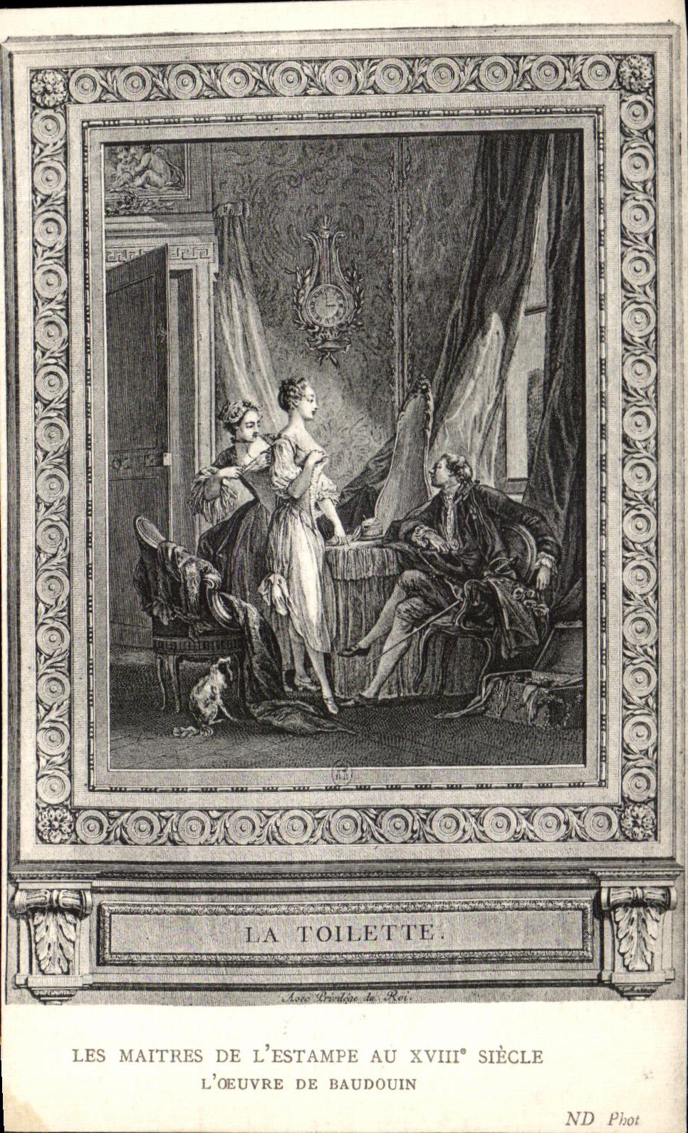 CPA Fantaisie Maitres de l'estampe La toilette Baudouin 