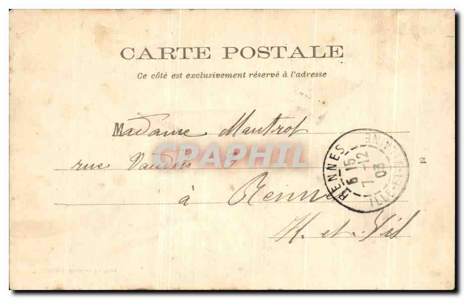 CPA Fantaisie Femme La Sarthoise Fabrication du beurre — Rückseite