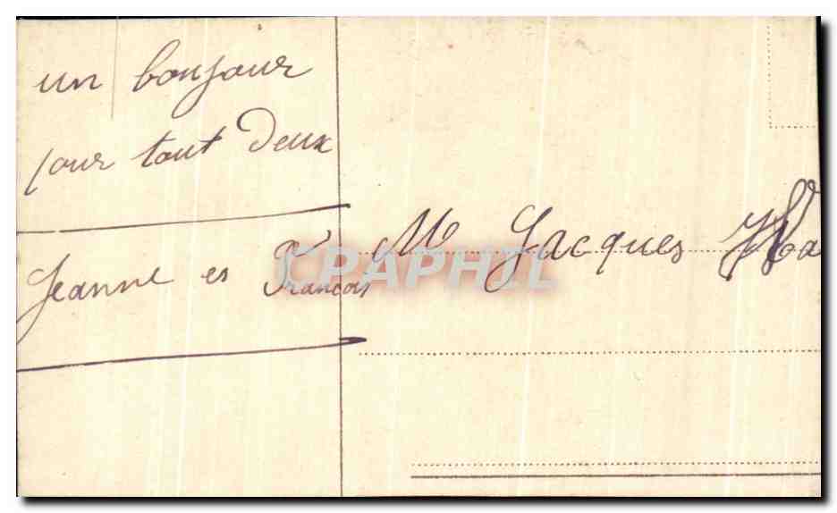 CPA Fantaisie Femme Paysage — Rückseite