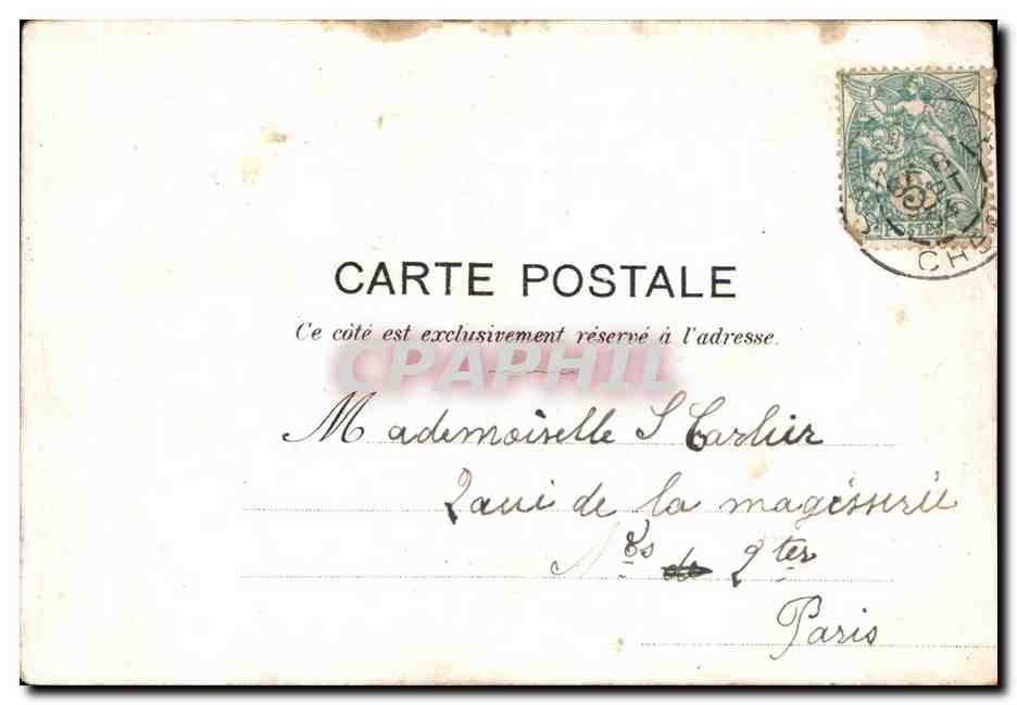 CPA Fantaisie Enfants Militaria — Reverso