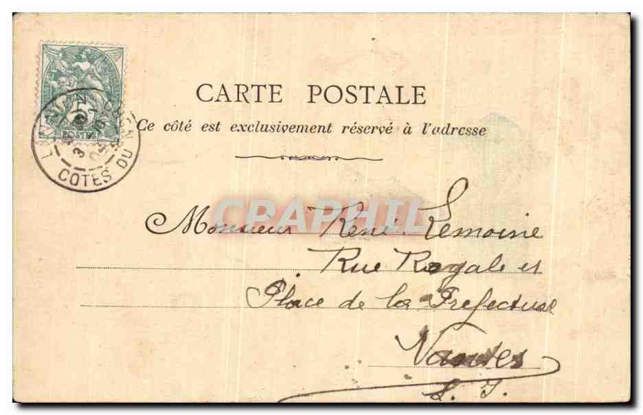 Un locataire distrat qui tire le nez du malheureux concierge croyant tirer le cordon de sonnette — Supplément au N°27 N°412 — SONI — Rückseite