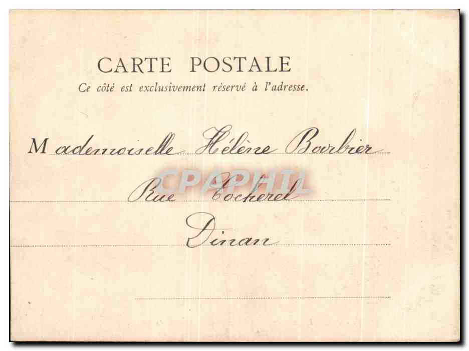 CPA Fantaisie Lancret l'automne Musee du Louvre Paris  — Rückseite