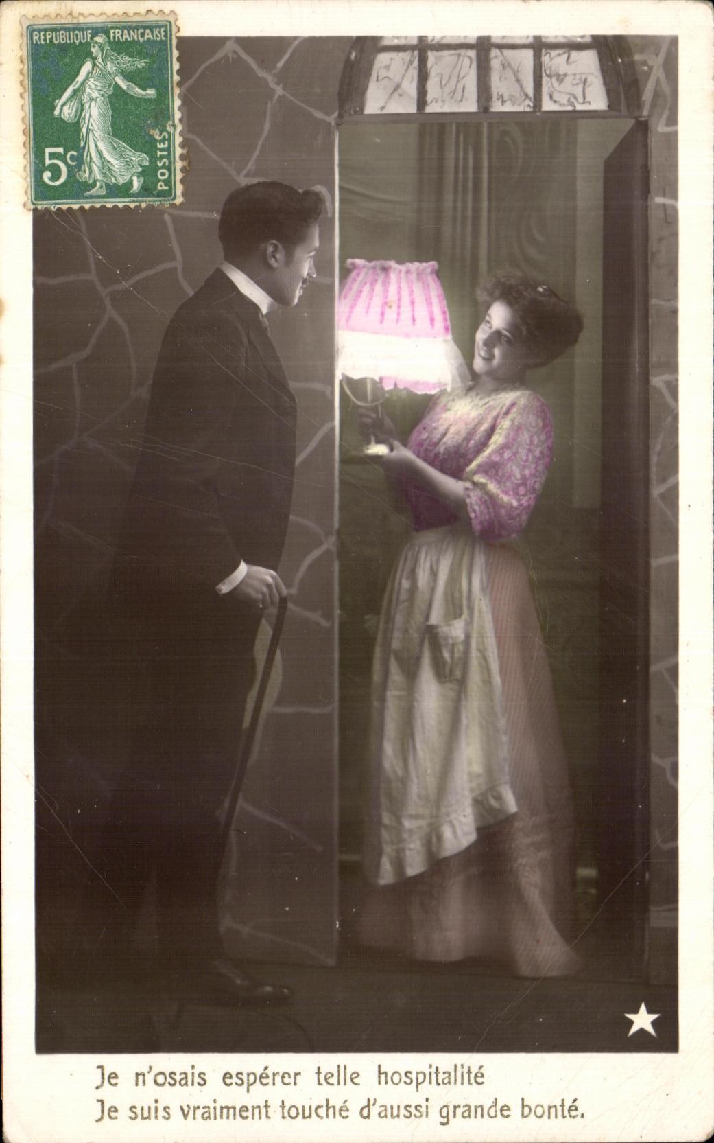 CPA Fantaisie Femme 
