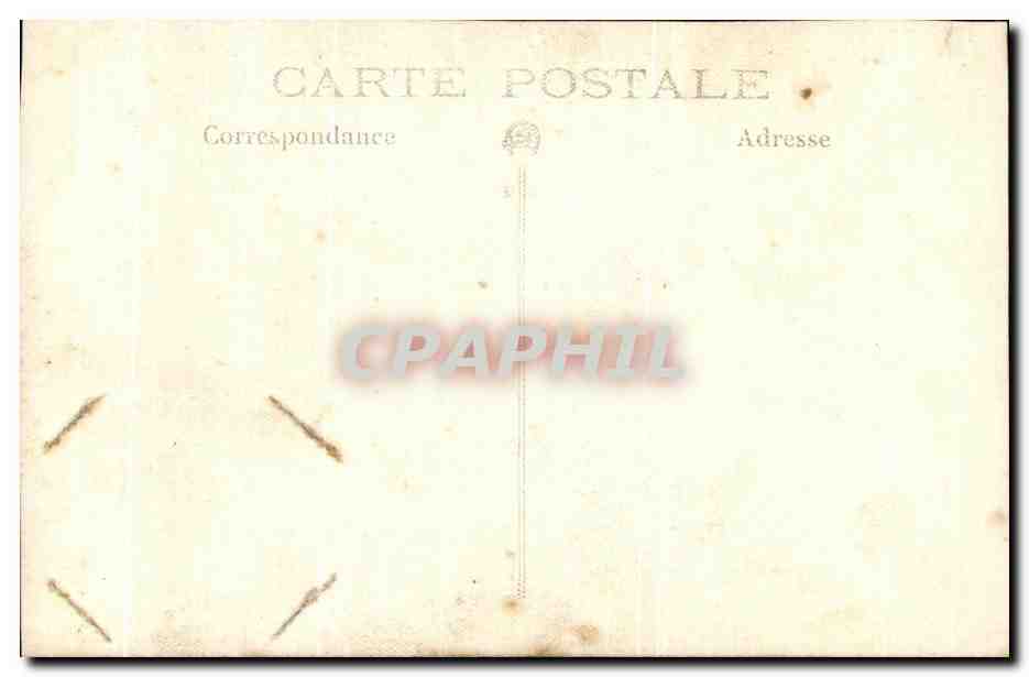 CARTE PHOTO Femme  — Verso