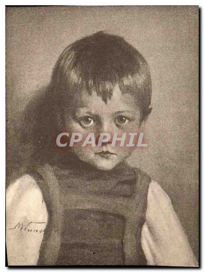 Kind-Porträt — Bleistiftzeichnung — Milanov