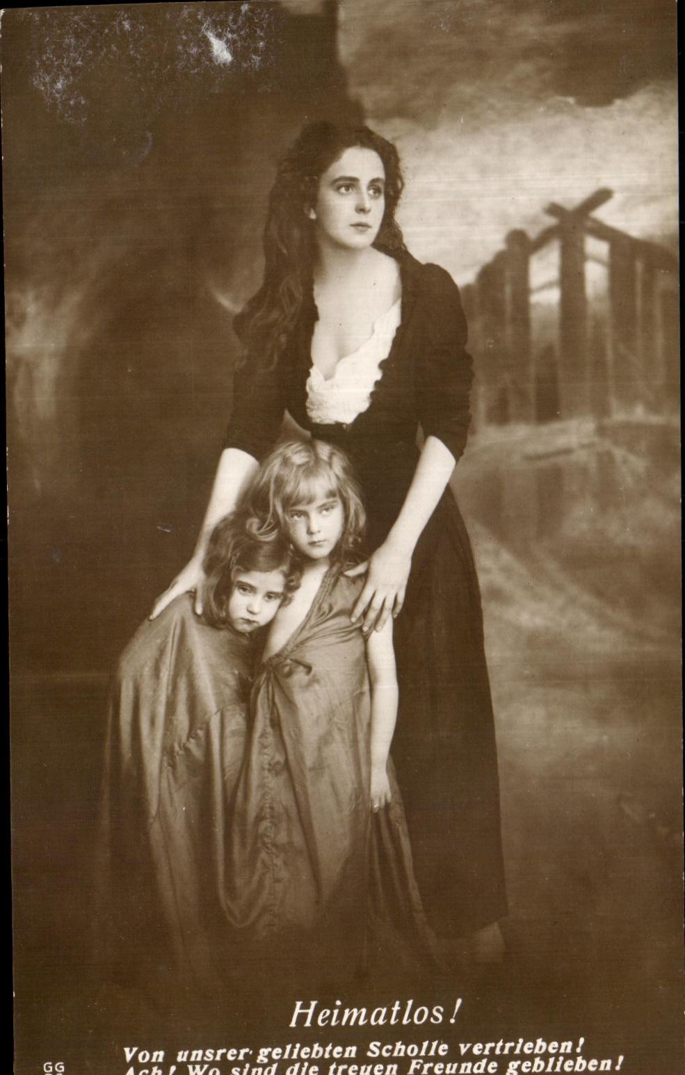 CPA Fantaisie Femme et enfants