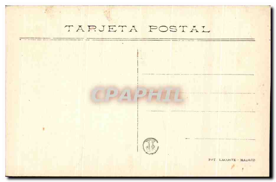 CPA Fantaisie Jesus Prado Madrid  — Rückseite