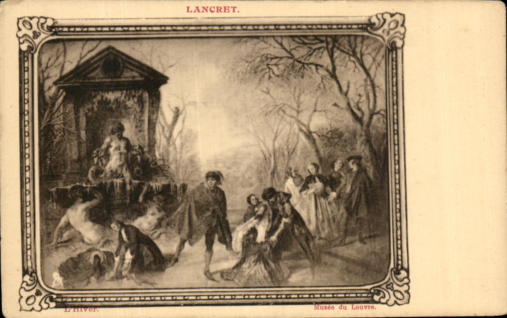CPA Lancret Musee du Louvre Paris 