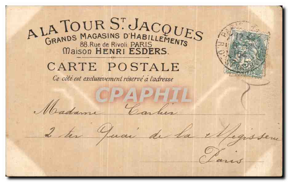CPA Fantaisie Enfants — Verso