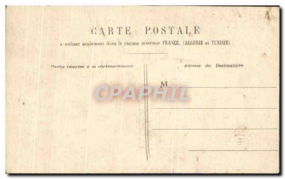 CPA Fantaisie Femme  — Rückseite