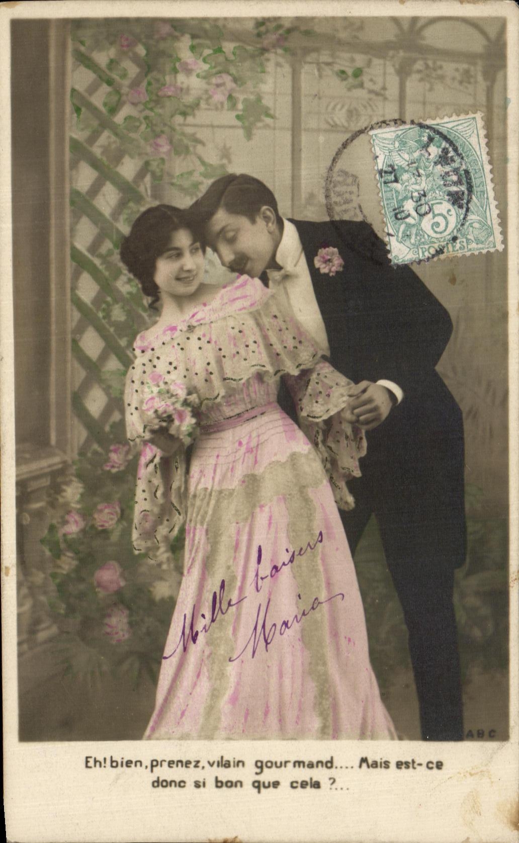 CPA Fantaisie Femme 