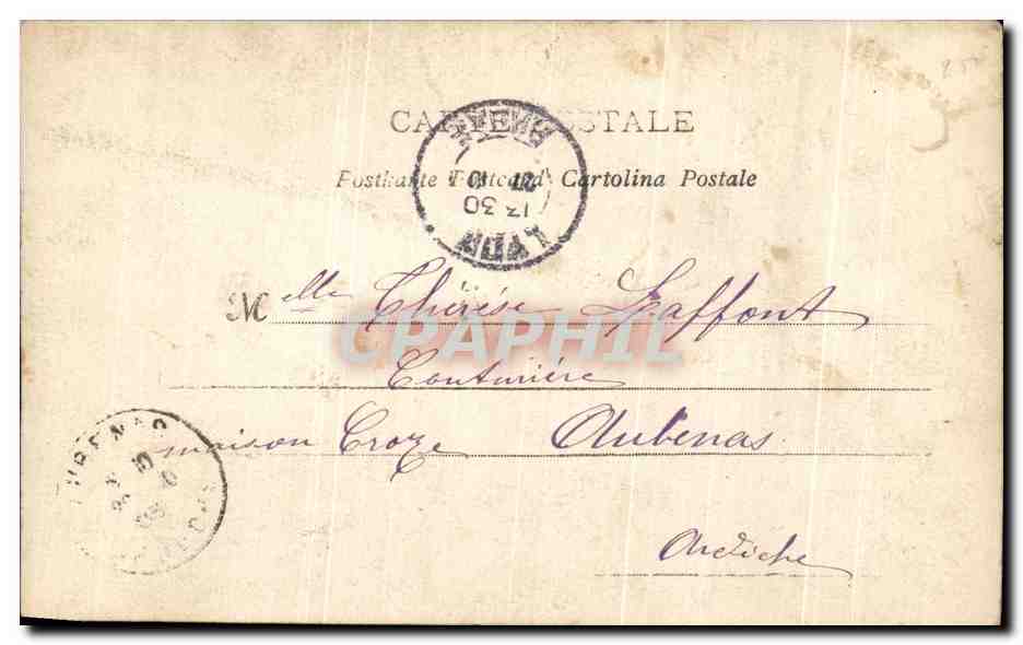 CPA Fantaisie Femme  — Verso
