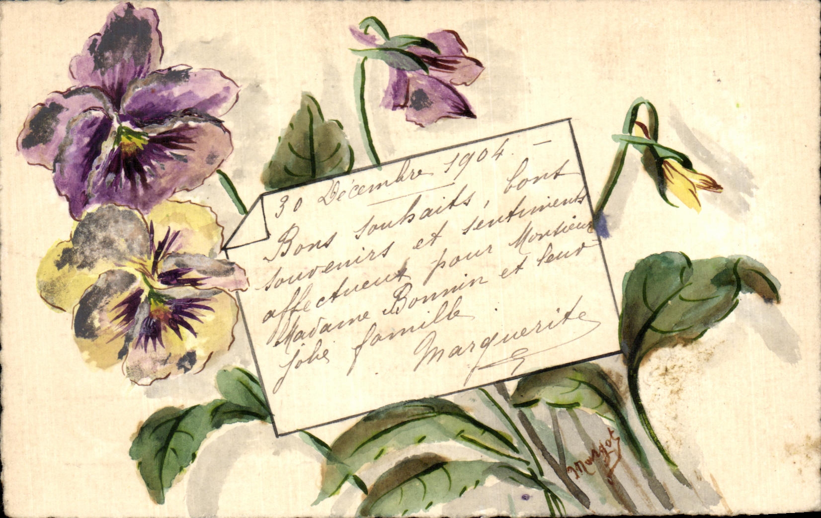 CPA Fantaisie Fleurs 