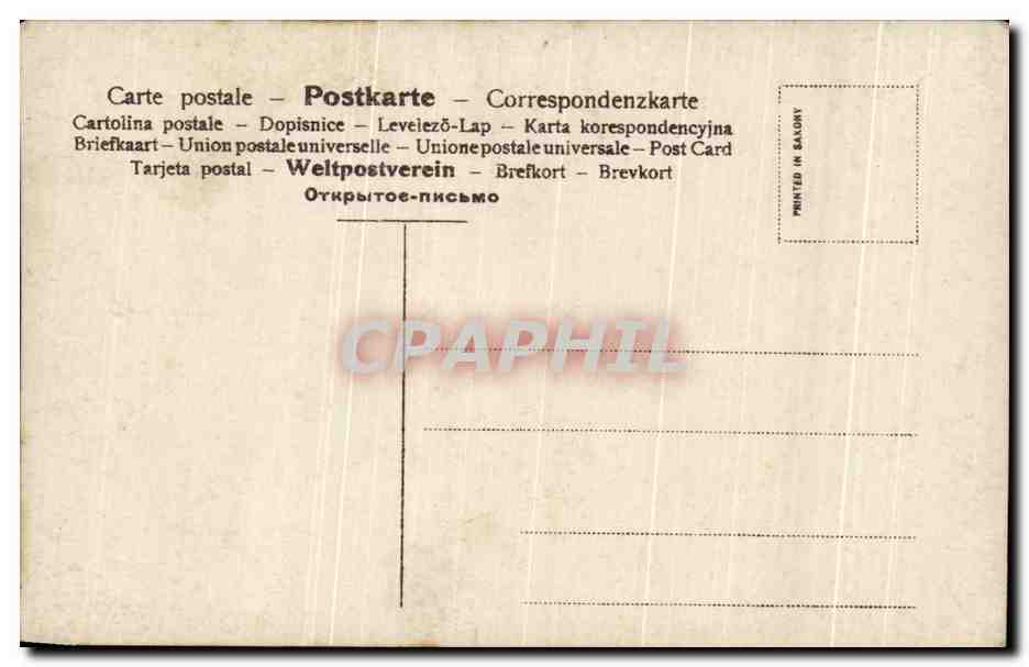 CPA Fantaisie Grand pere et enfants — Rückseite
