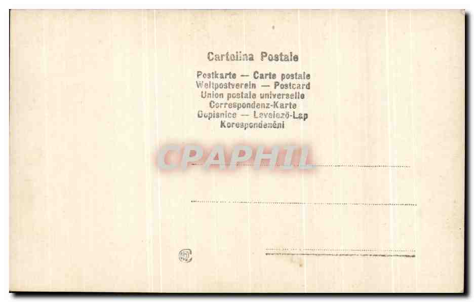 CPA Fantaisie Femme et enfant Landau — Verso