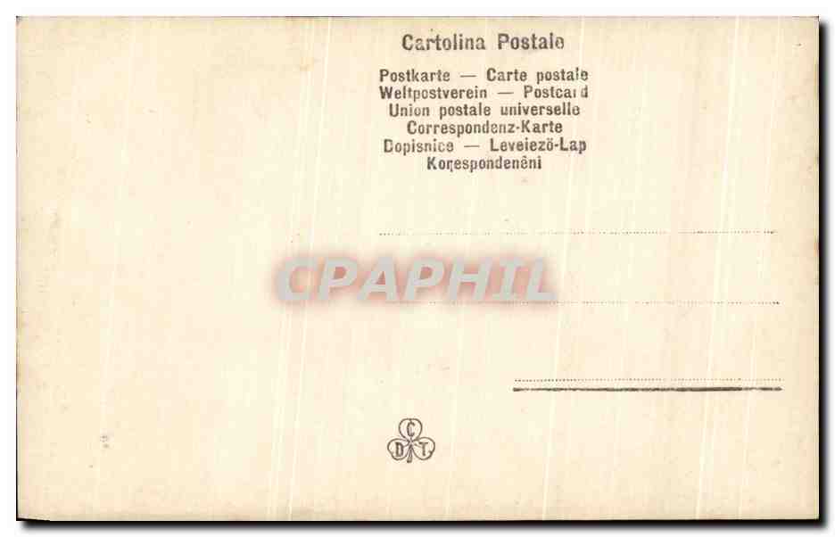 CPA Fantaisie Femme et enfant Landau — Rückseite