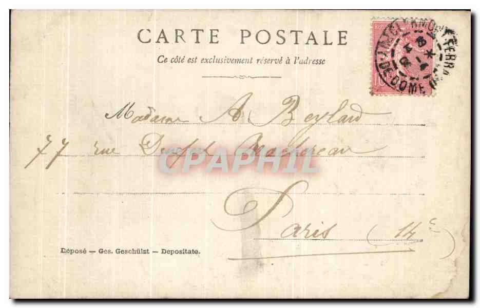 CPA Fantaisie Enfants oeufs — Rückseite