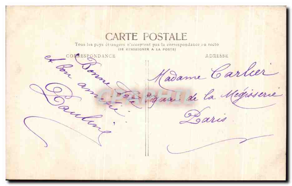 CPA Fantaisie Enfant  — Verso