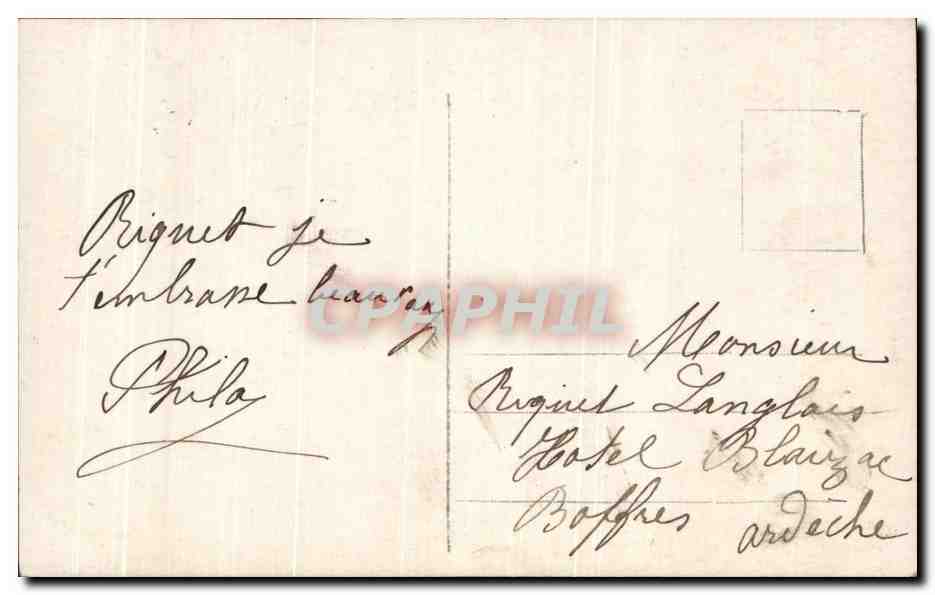 CPA Fantaisie Enfants  — Rückseite