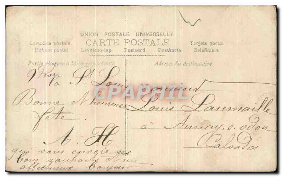 CPA Fantaisie Enfant  — Rückseite