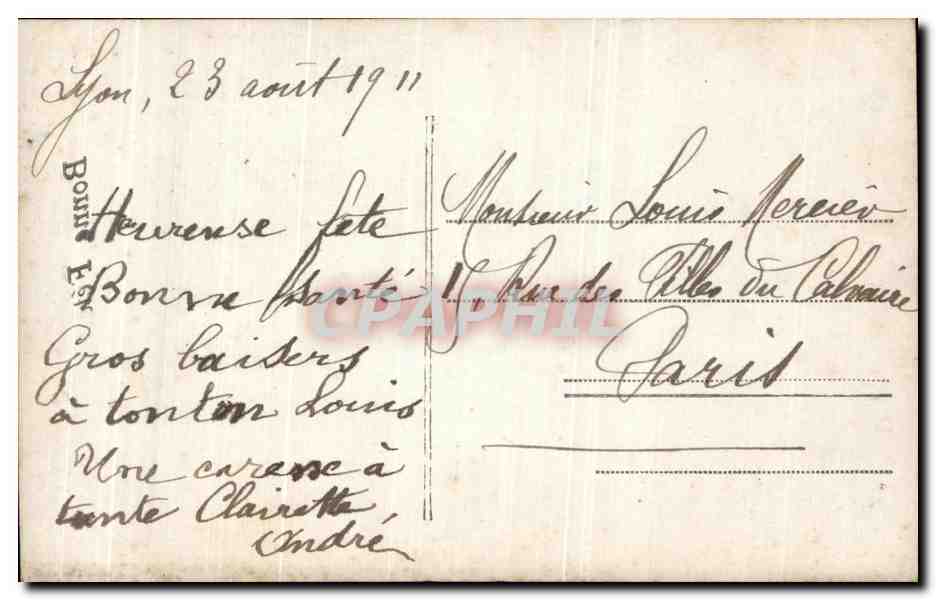 CPA Fantaisie Enfant  — Rückseite