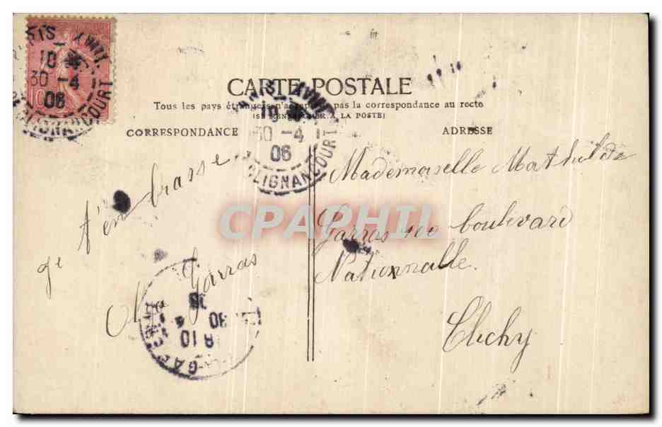 CPA Fantaisie Enfant  — Verso