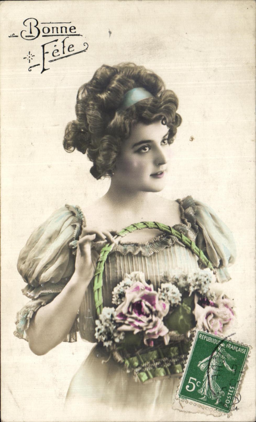 CPA Fantaisie Femme 
