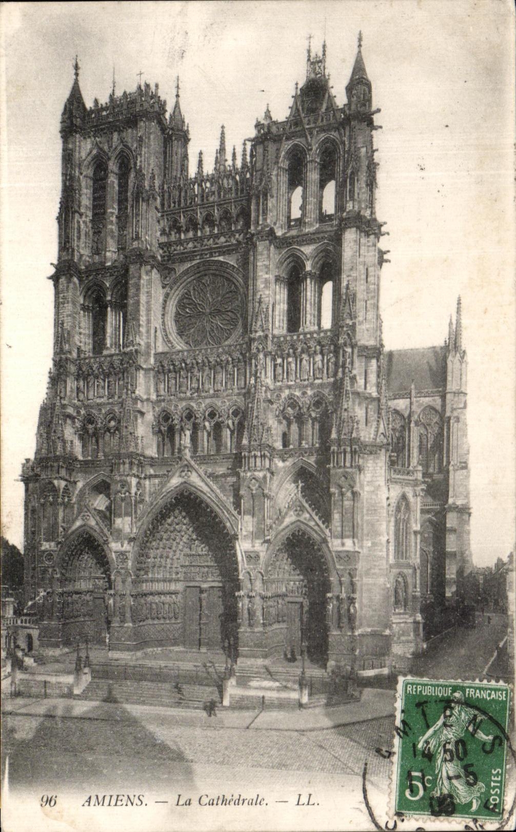 CPA Amiens La Cathedrale