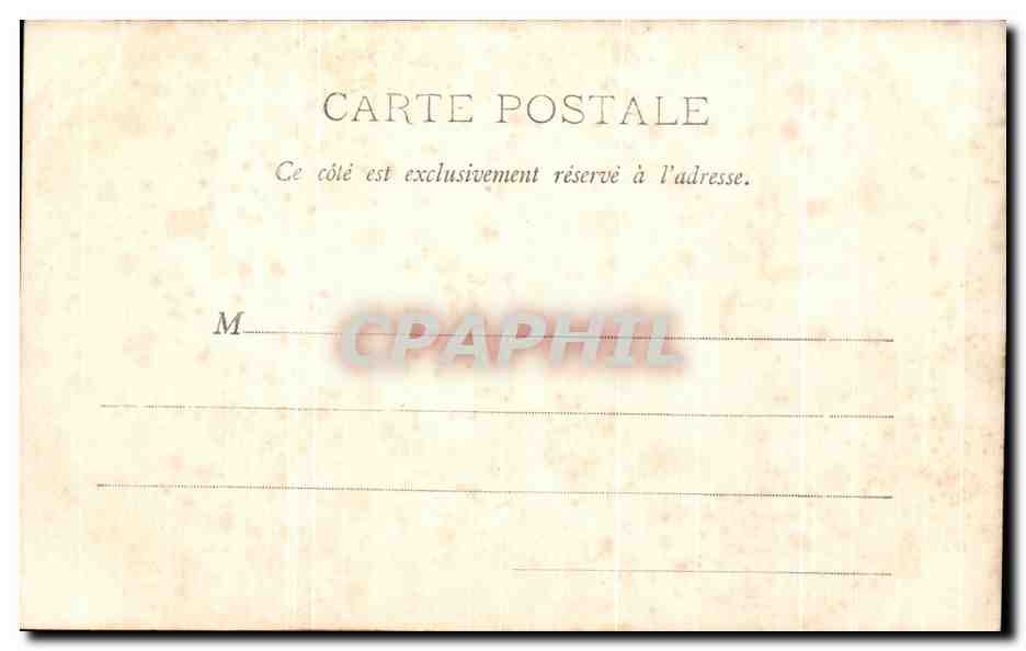 CPA Porte d'entree de l'Abbaye Grande trappe  — Rückseite