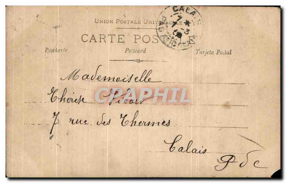 CPA Salon 1903 Gruyer Cailleaux La Sculpture — Back