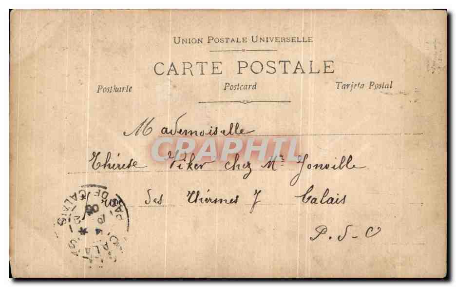 CPA Salon 1903 Convers floreal — Verso