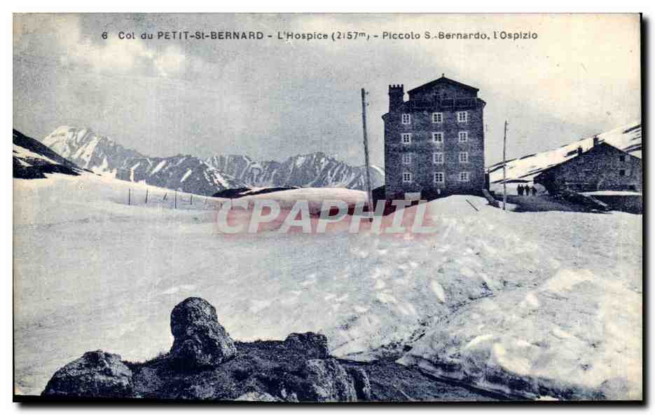 CPA Cot du Petit St Bernand L'Hospice Piccolo Bernardo l'Ospizio