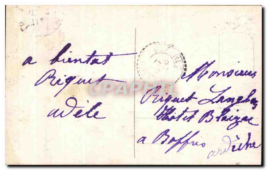 CPA Fantaisie Enfant — Rückseite