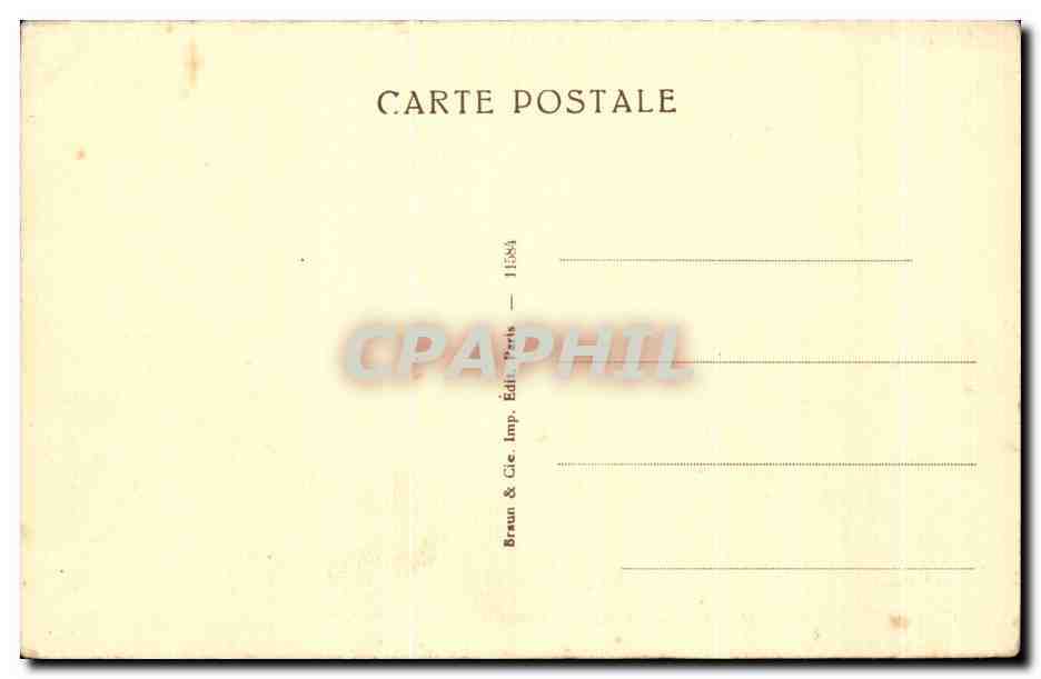 CPA Fantaisie Musee du Louvre Paris Le Titien La mise au tombeau  — Verso