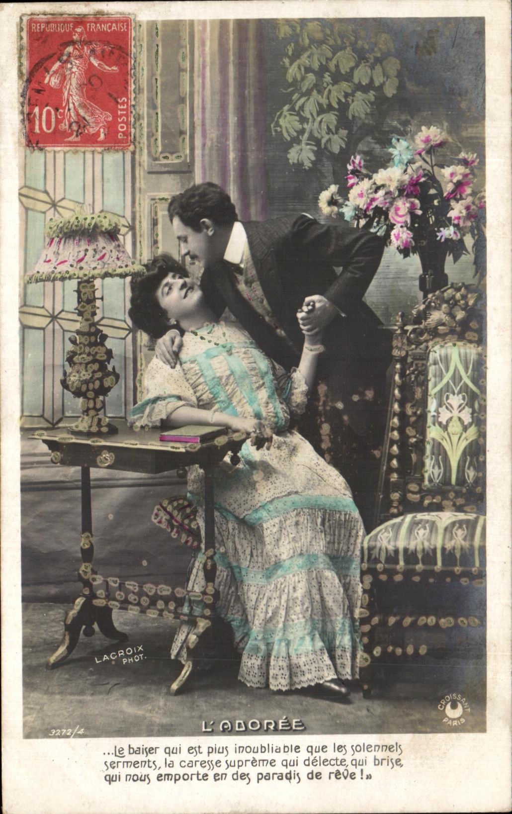 CPA Fantaisie Femme 